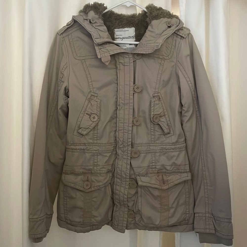 AEROPASTLE COAT WITH THE FUR
